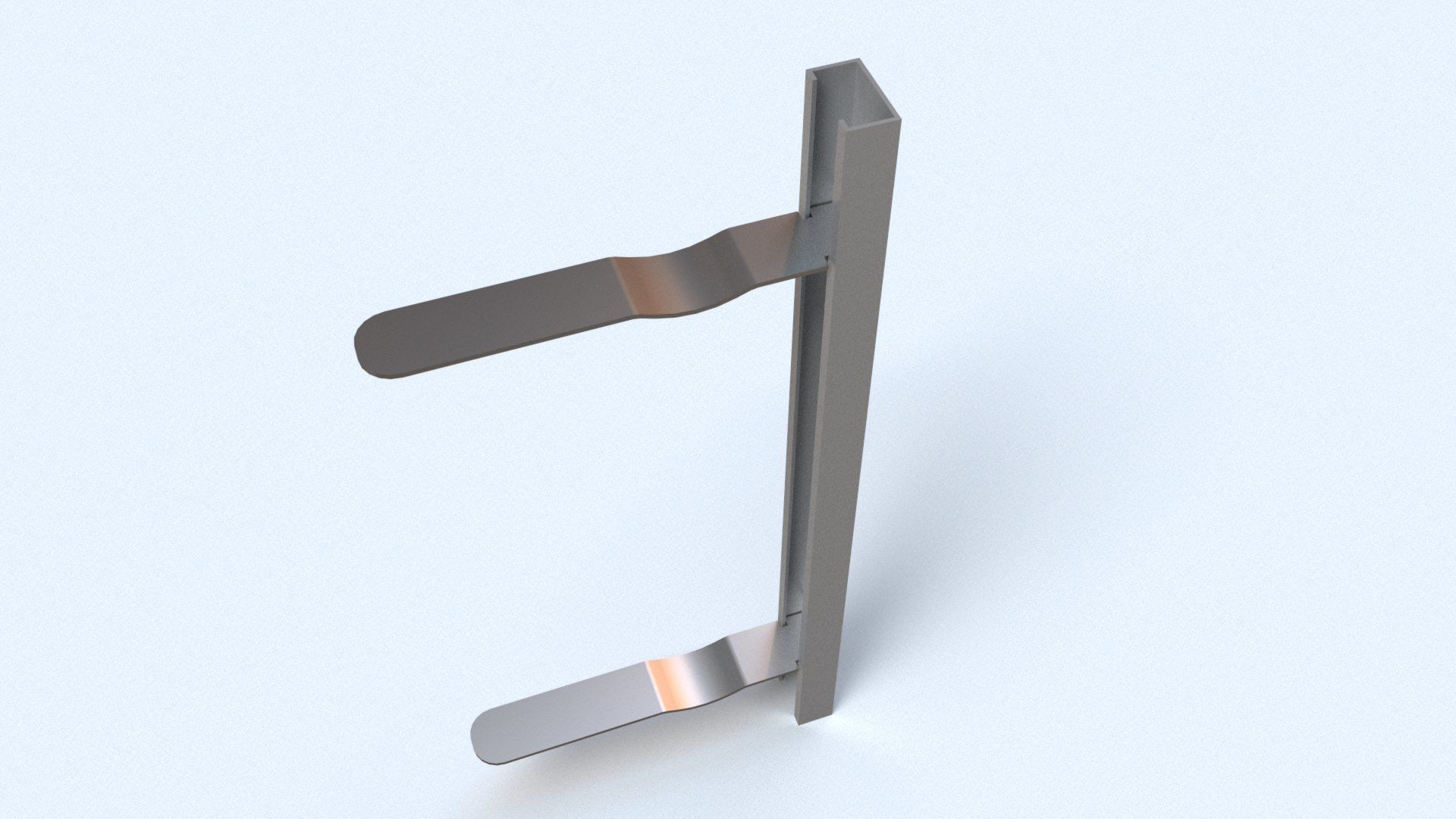 Stainless Brick Tie Channel and Wall Ties Low-poly 3D model_12