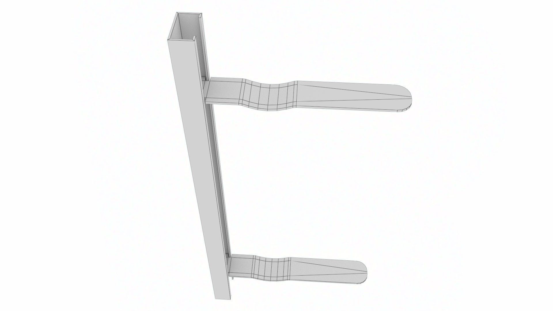 Stainless Brick Tie Channel and Wall Ties Low-poly 3D model_20