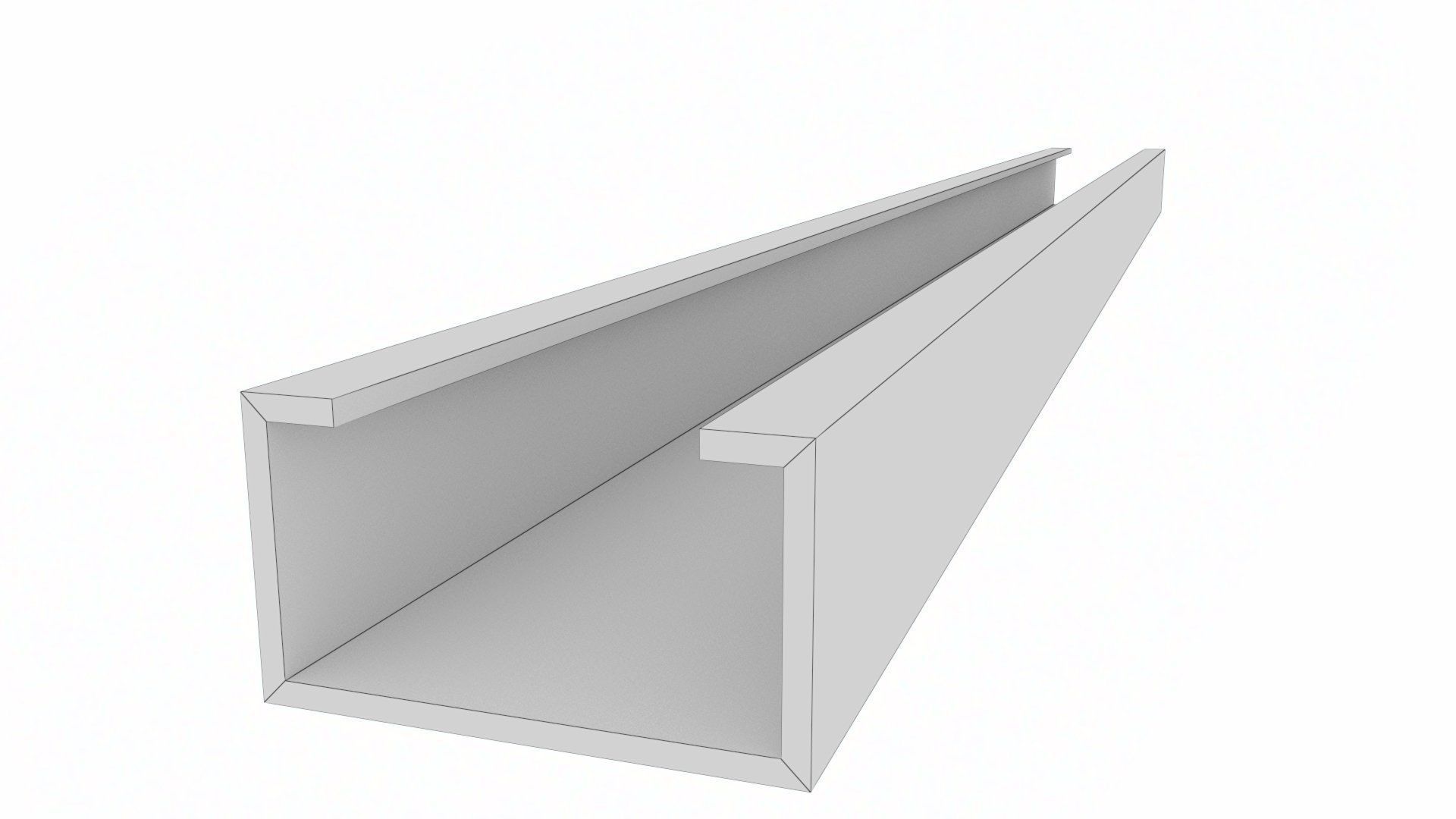 Stainless Brick Tie Channel and Wall Ties Low-poly 3D model_36