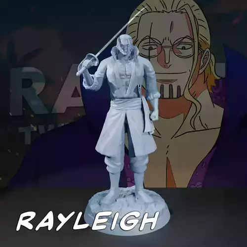 RAYLEIGH YOUNG - ONE PIECE - 3D PRINT - SPLIT PART 3D print model