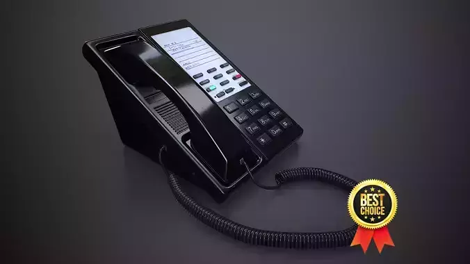 Office Telephone black color