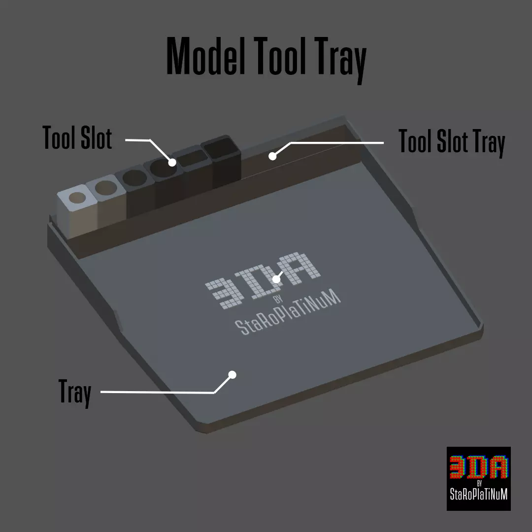 Model Tool Tray Free 3D print model