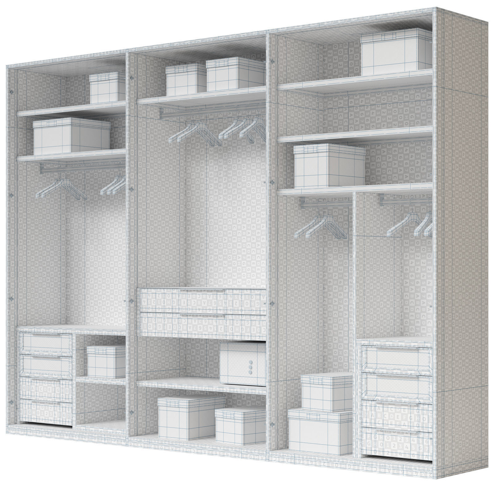 Lema wardrobe Naica by Cairoli and Donzelli 3D model_14