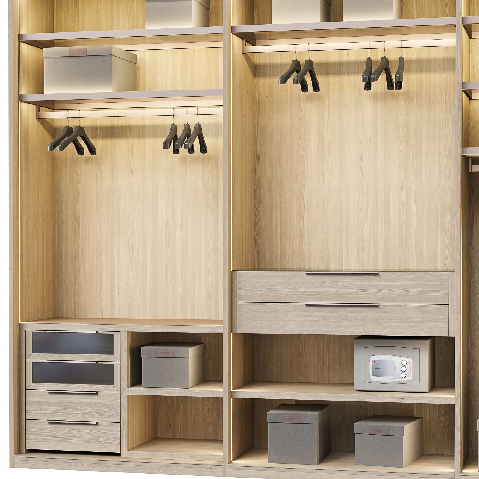 Lema wardrobe Naica by Cairoli and Donzelli 3D model_4