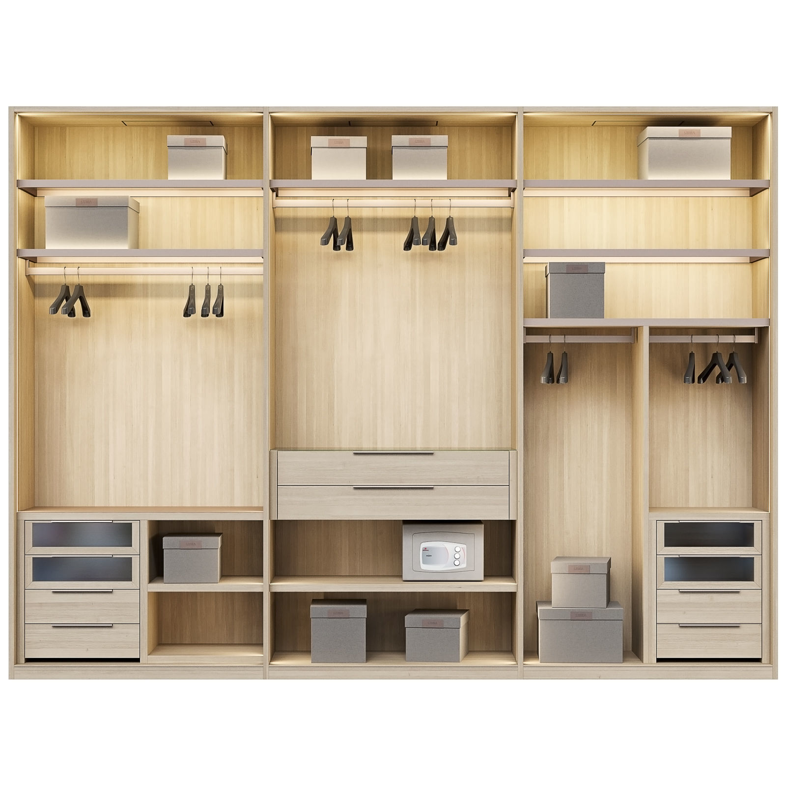 Lema wardrobe Naica by Cairoli and Donzelli 3D model_3