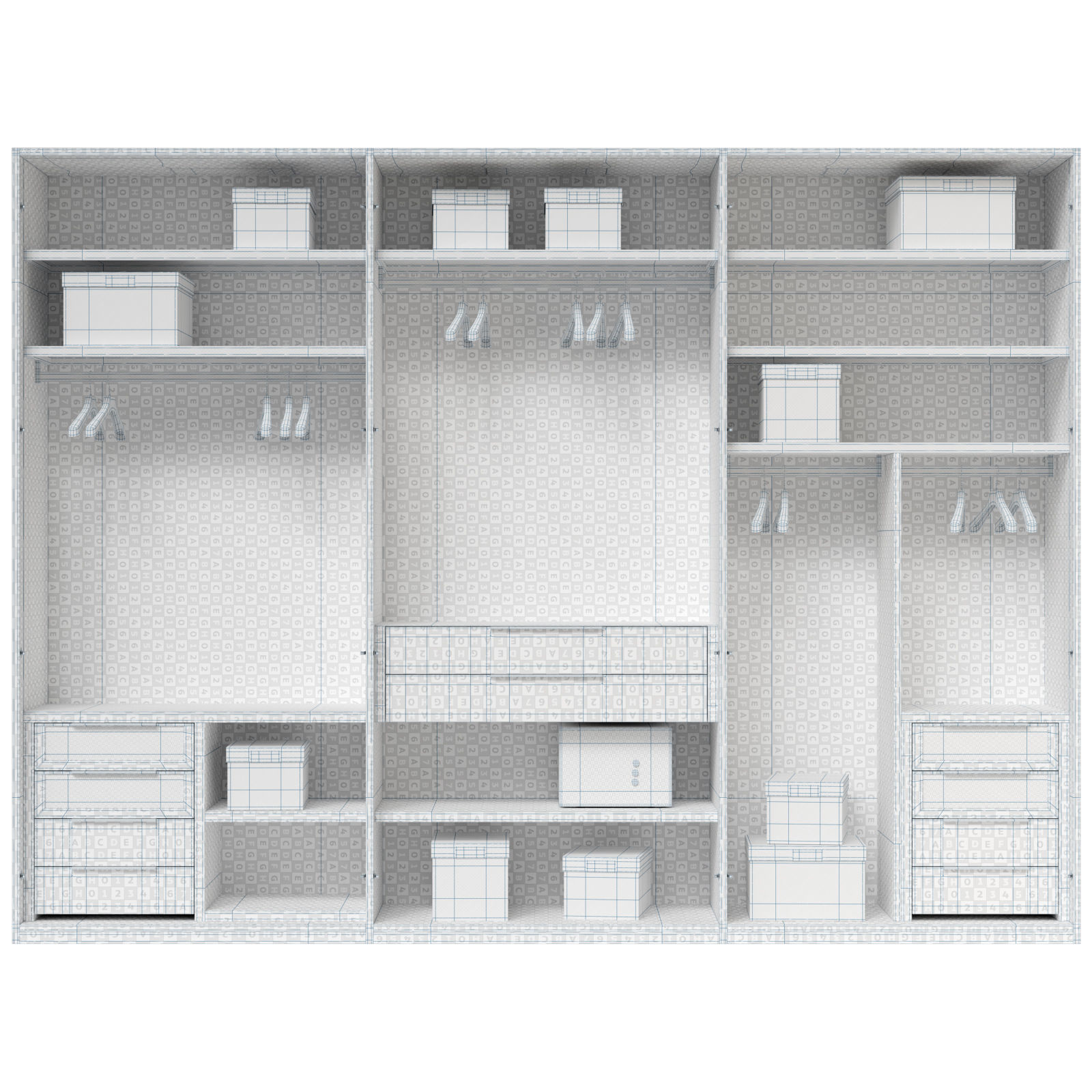 Lema wardrobe Naica by Cairoli and Donzelli 3D model_12