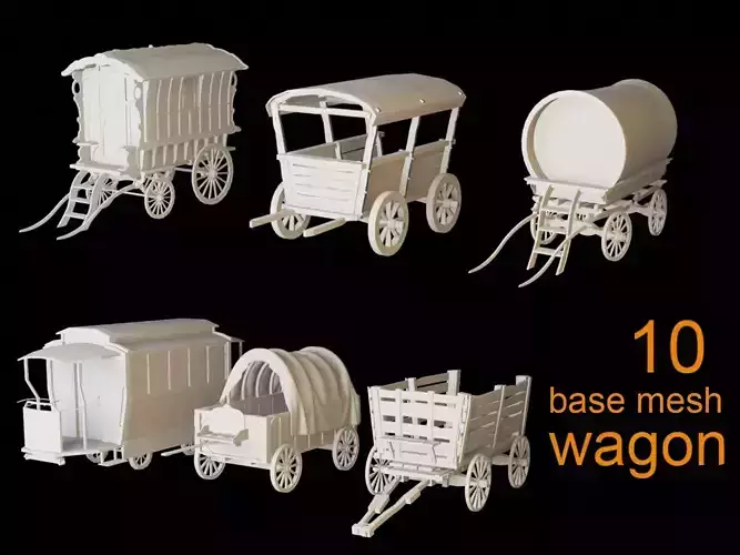 10 base mesh wagon