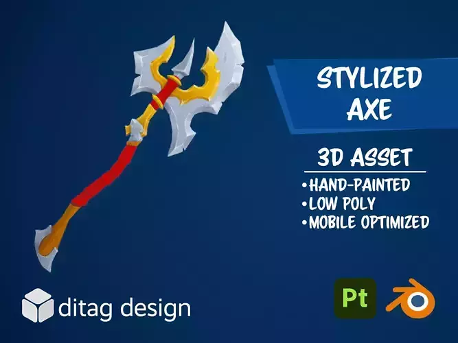 Stylized Axe 01