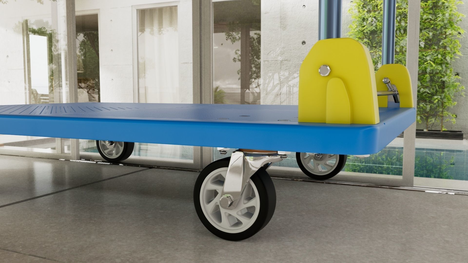 Platform Trolley 3D model_3