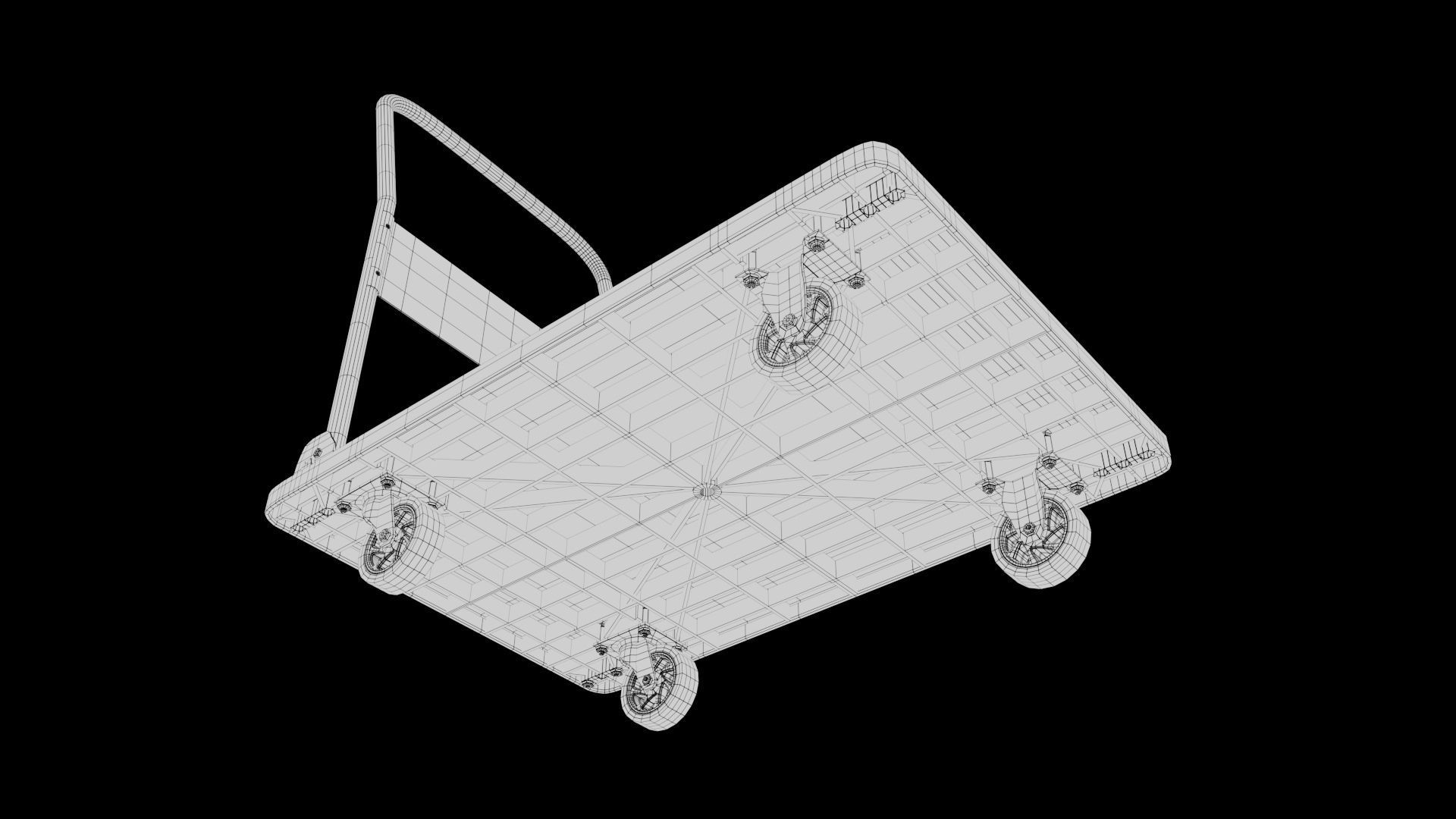 Platform Trolley 3D model_10