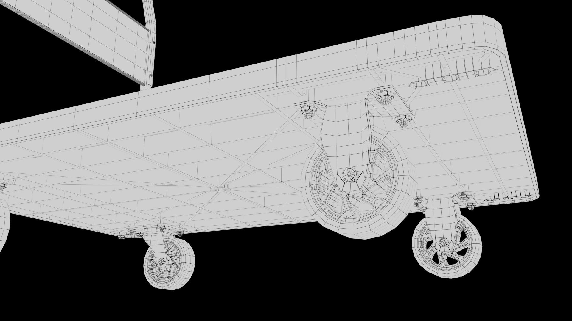 Platform Trolley 3D model_11