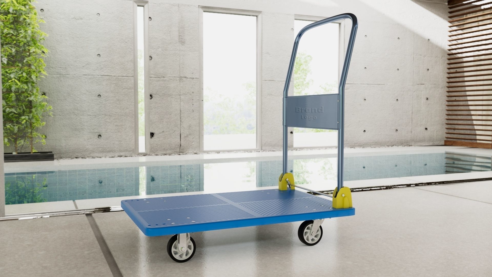 Platform Trolley 3D model_1