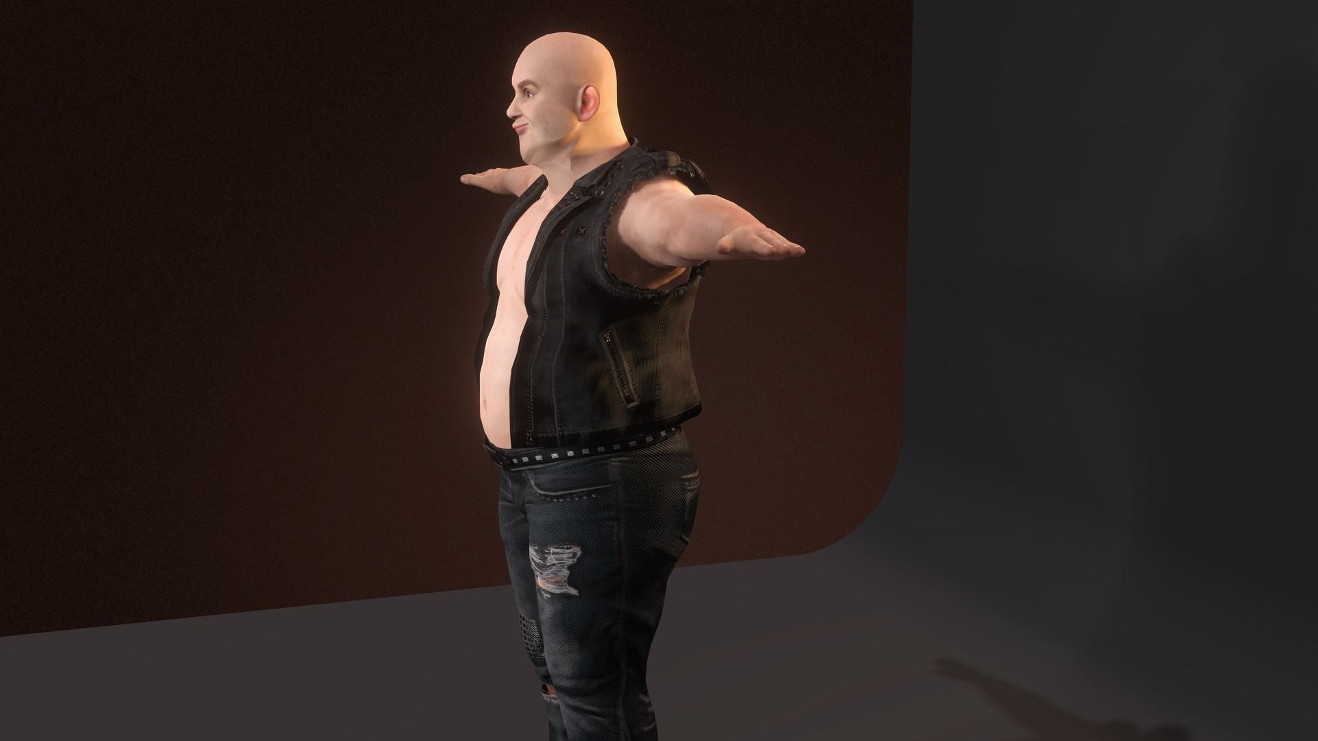 Faty Guy 3D model_3
