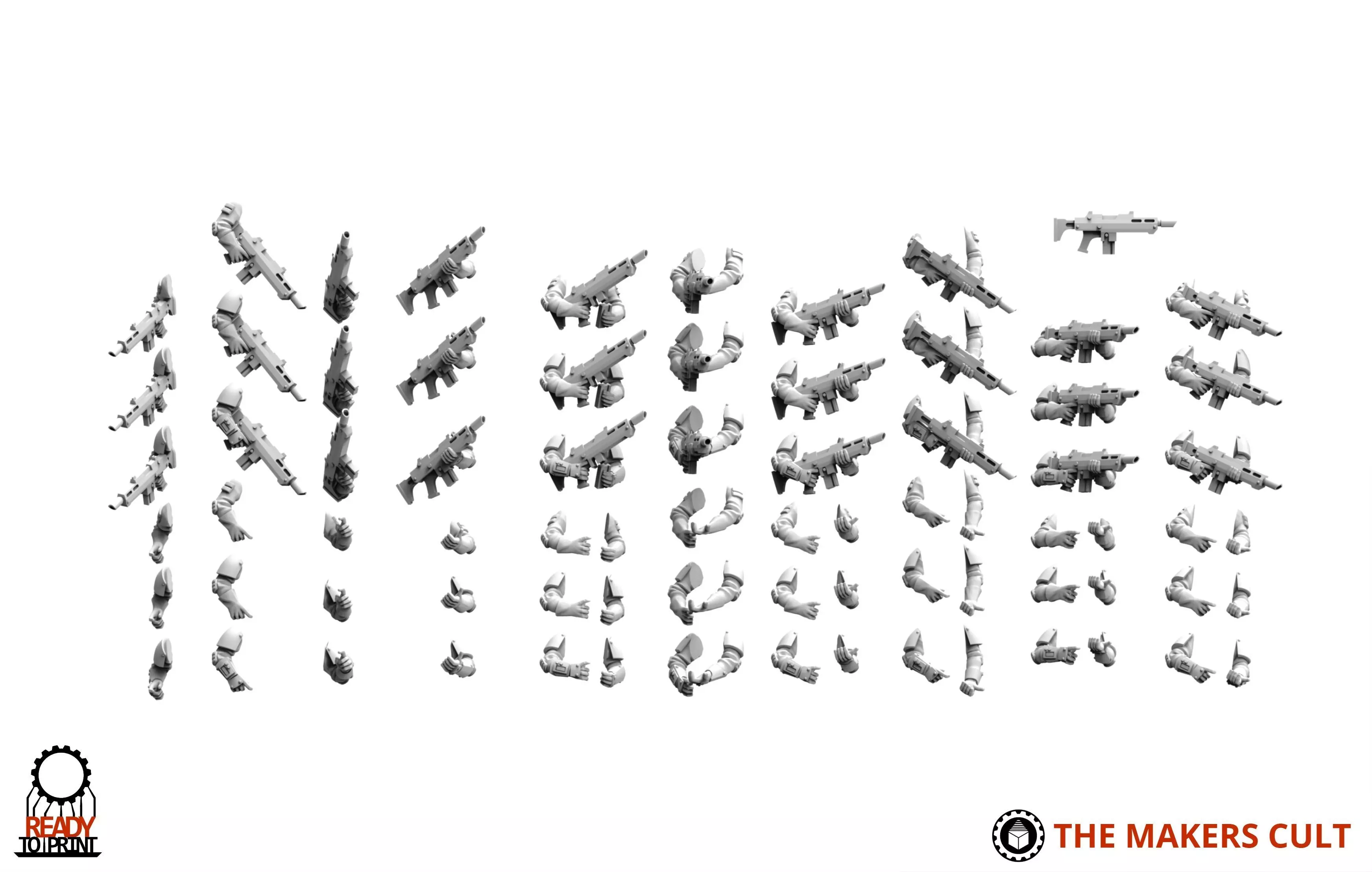 Universal Guard - Arms Pack 3D print model_0