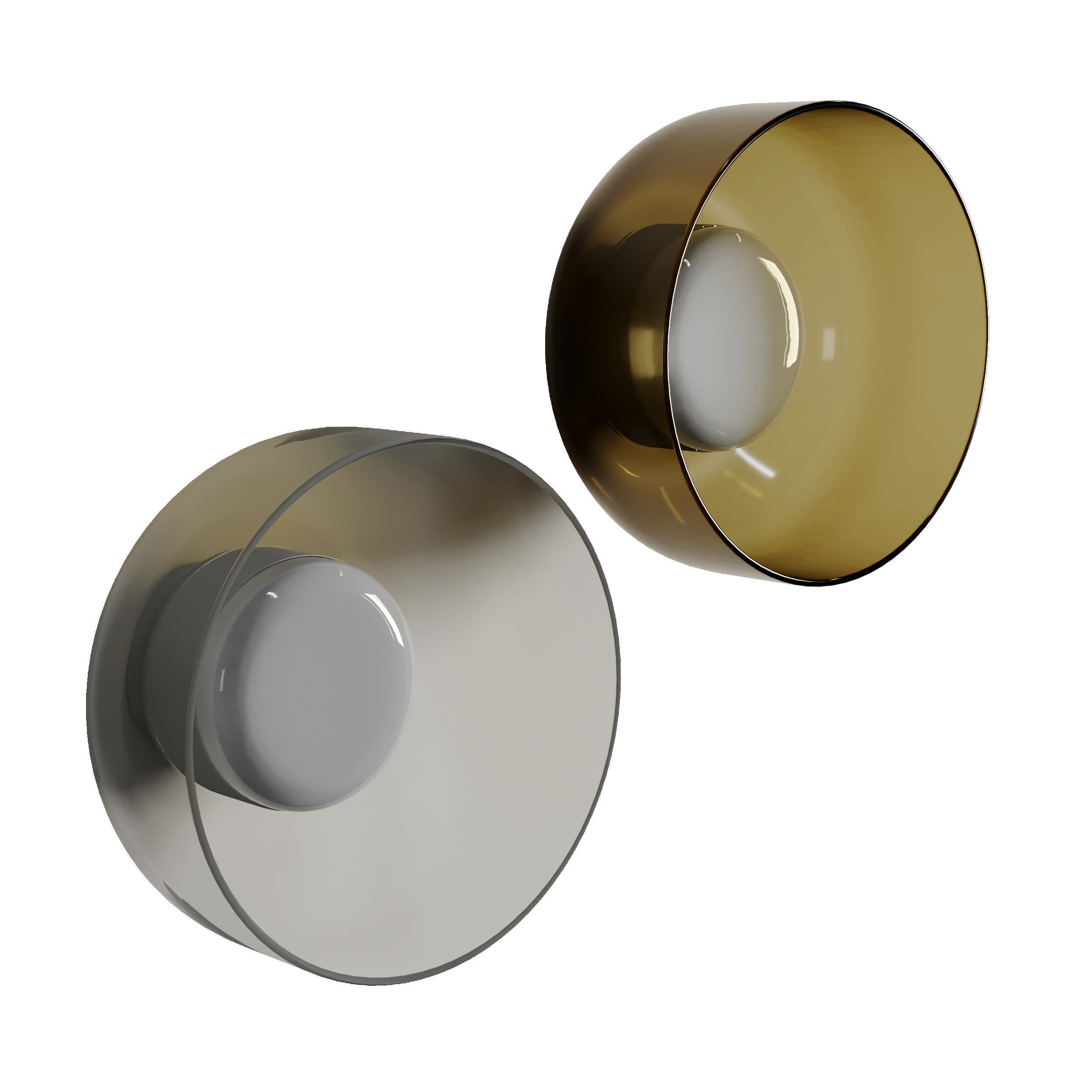 IPON WALL LIGHT Low-poly 3D model_2