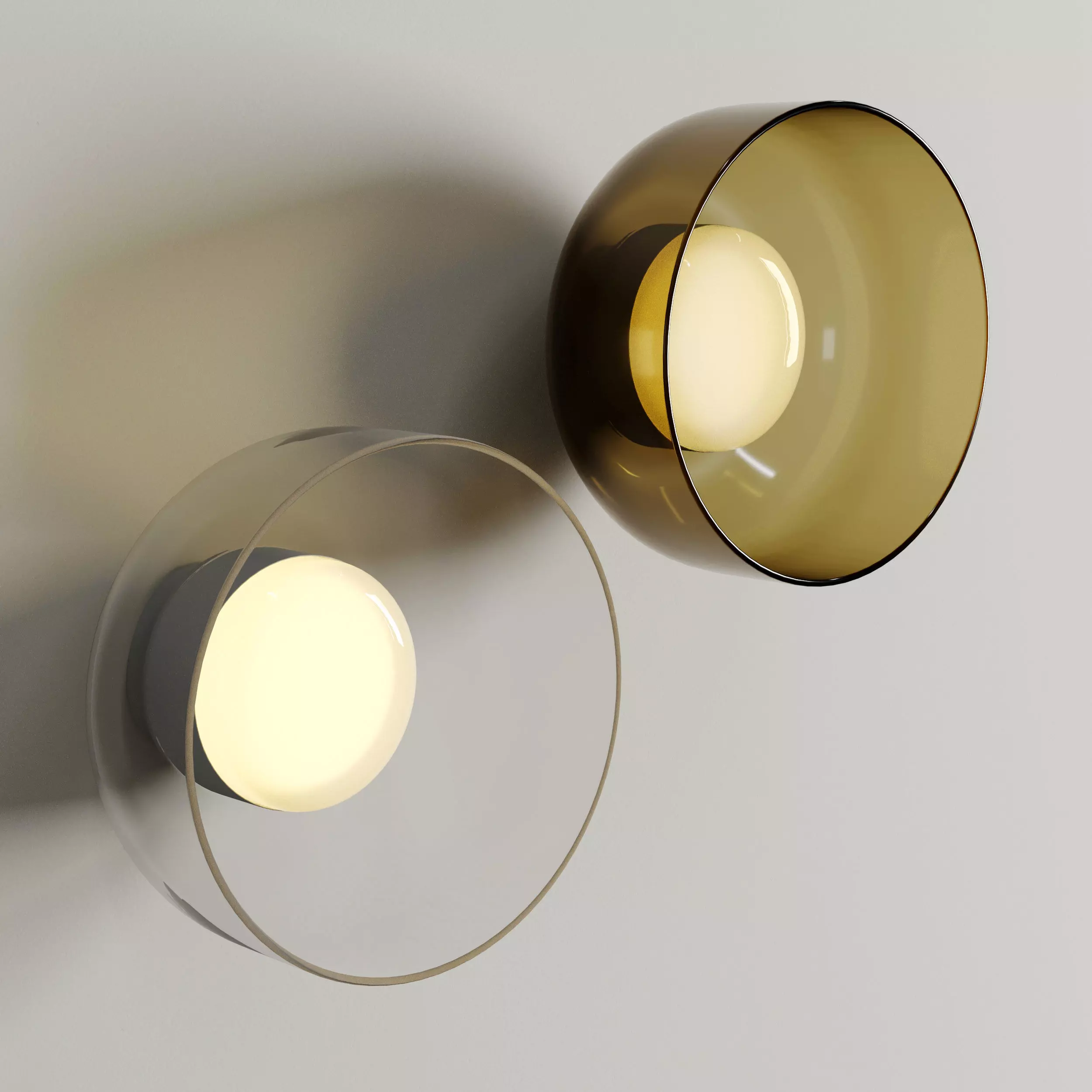 IPON WALL LIGHT Low-poly 3D model_0