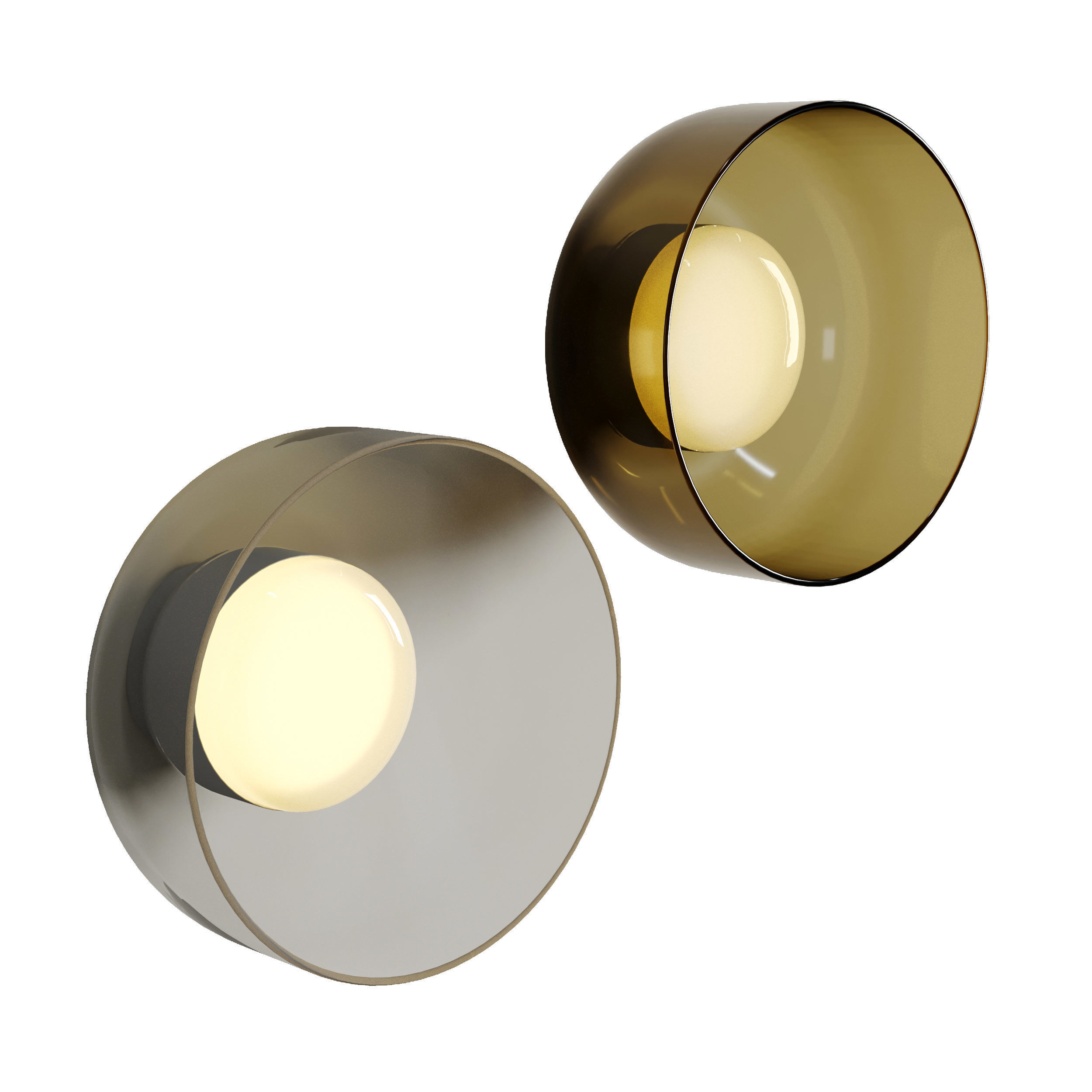 IPON WALL LIGHT Low-poly 3D model_1