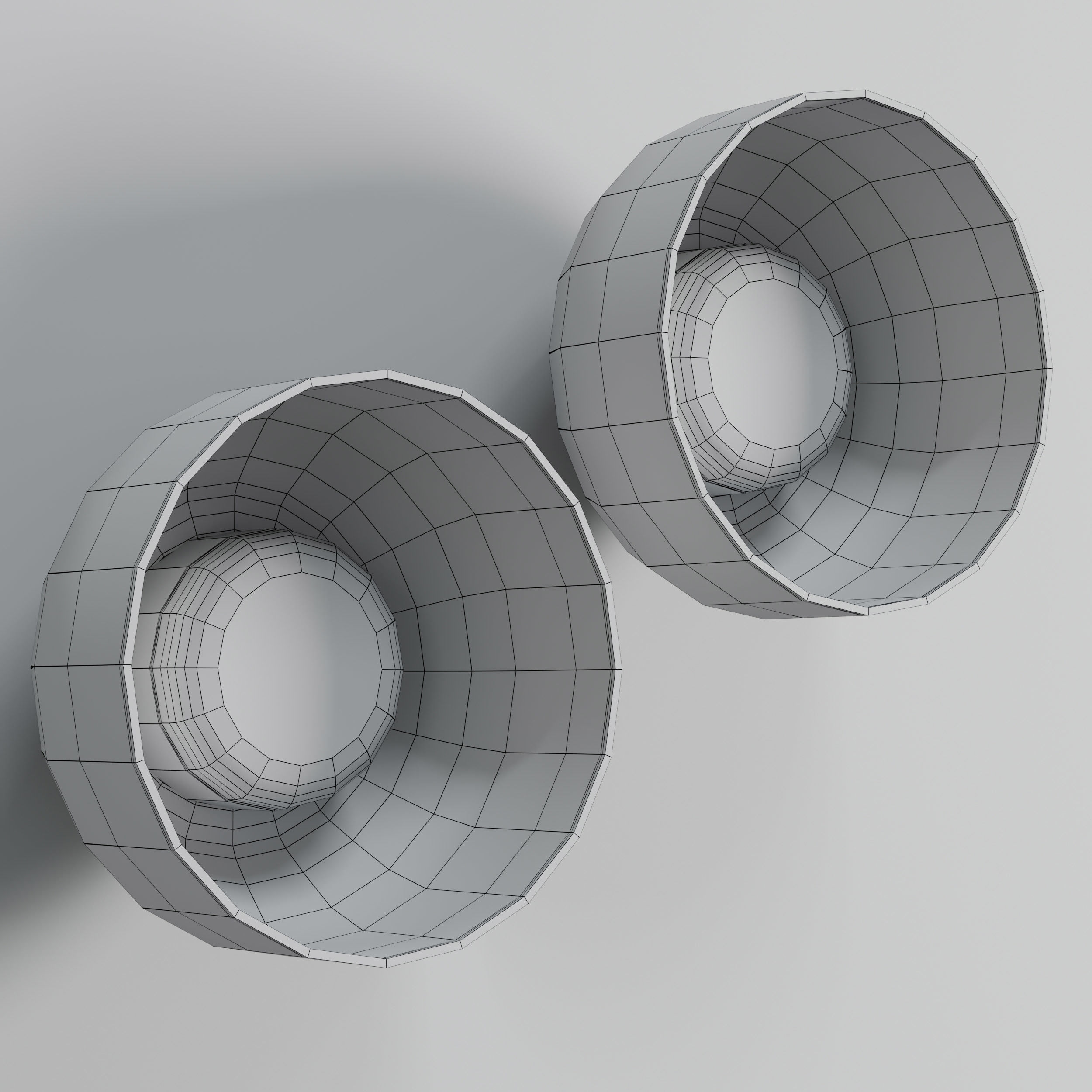 IPON WALL LIGHT Low-poly 3D model_10