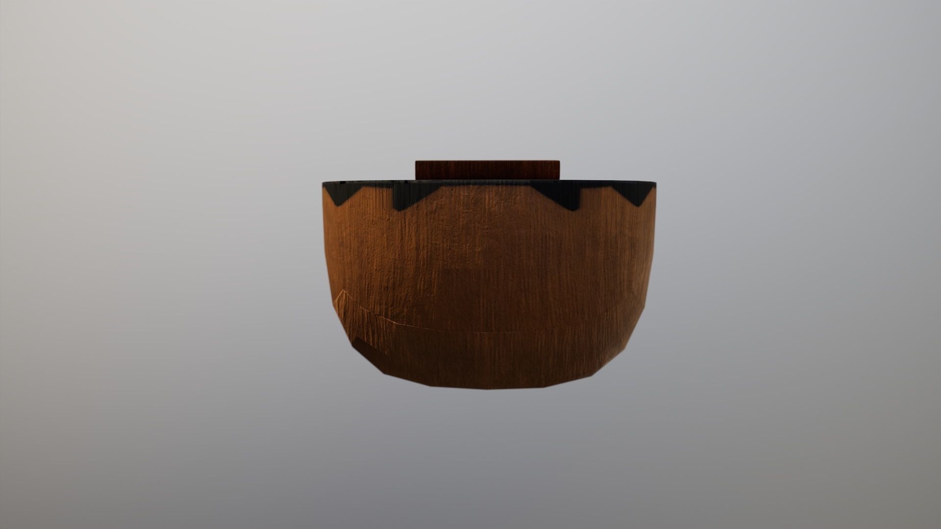 Medieval Bard Guitar Low-poly 3D model_3