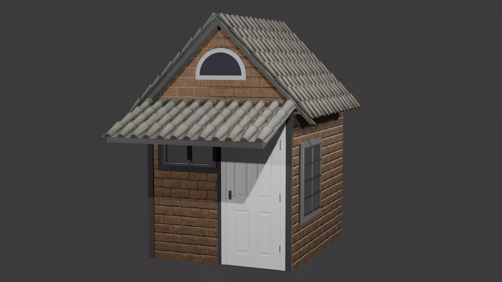 simple home 3D model_0