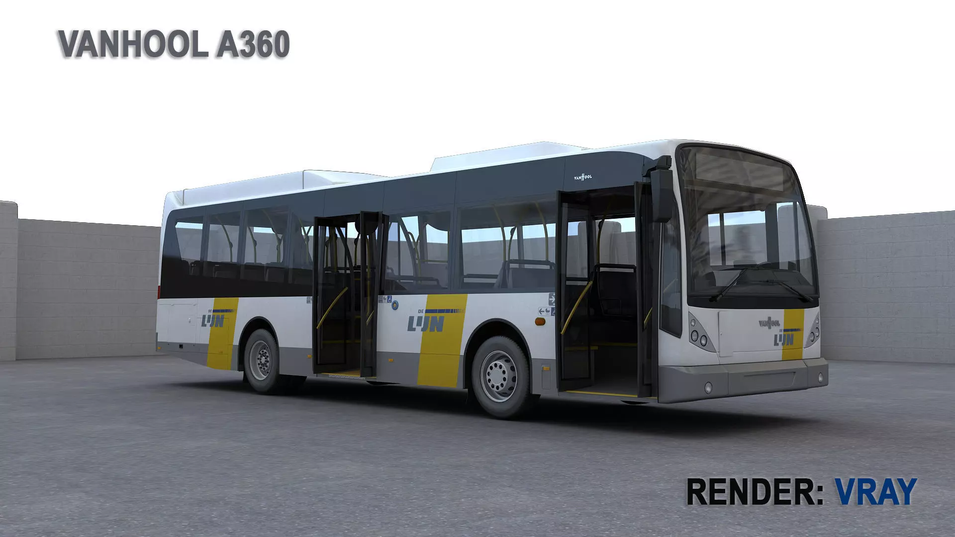 Van Hool A360 3D model_0