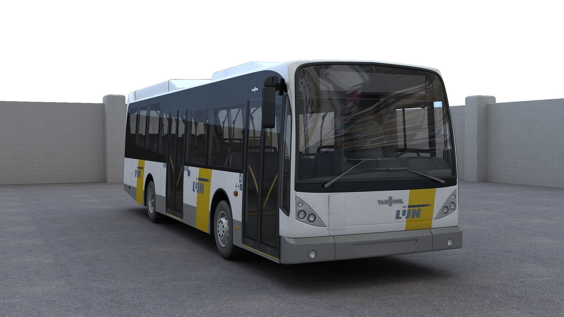 Van Hool A360 3D model_4