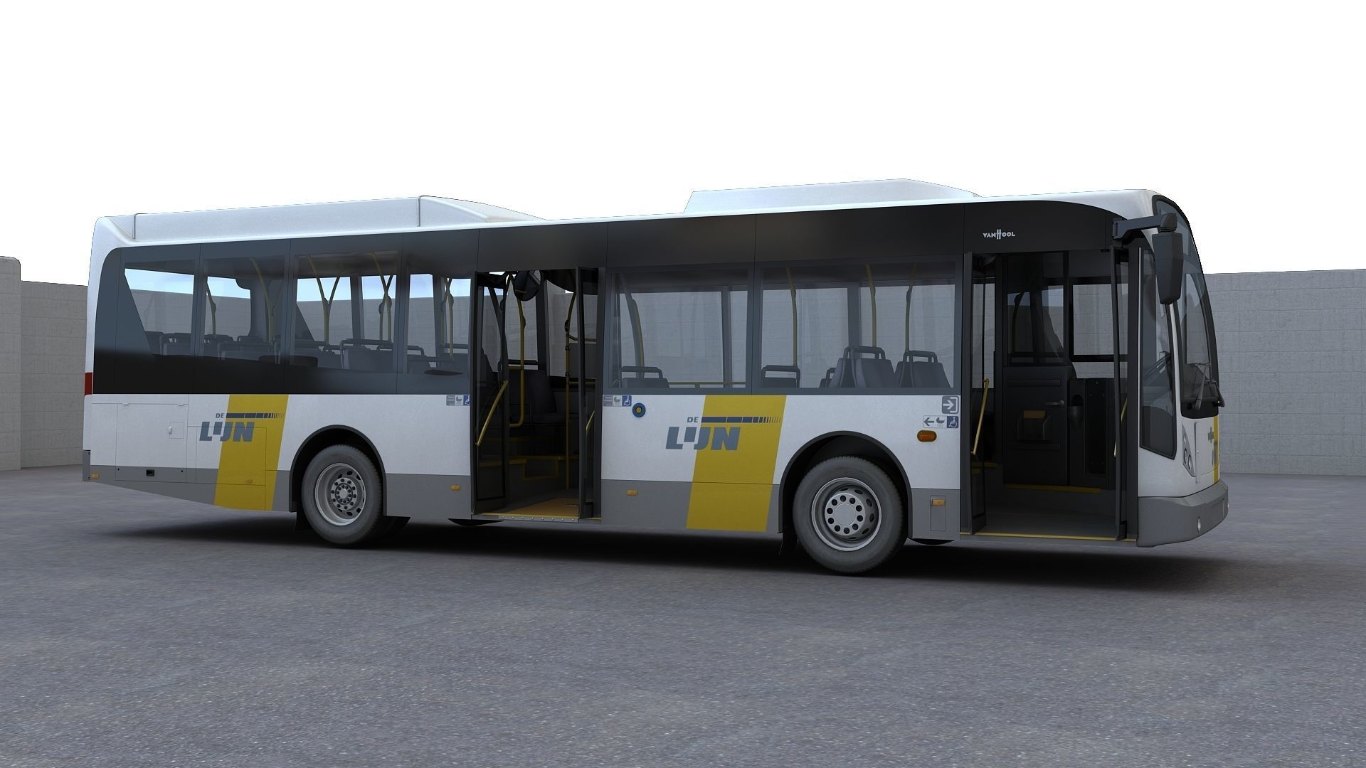 Van Hool A360 3D model_7