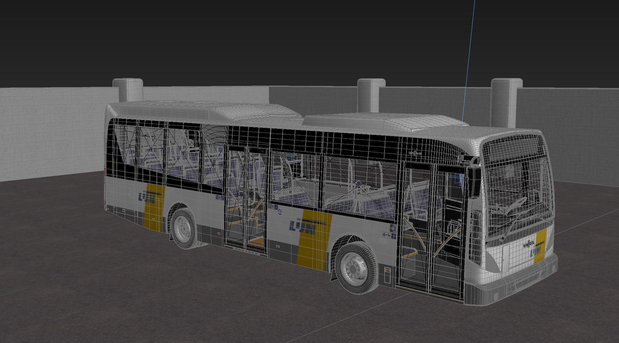 Van Hool A360 3D model_14