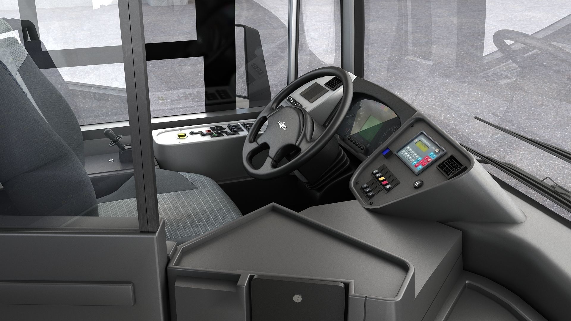 Van Hool A360 3D model_11