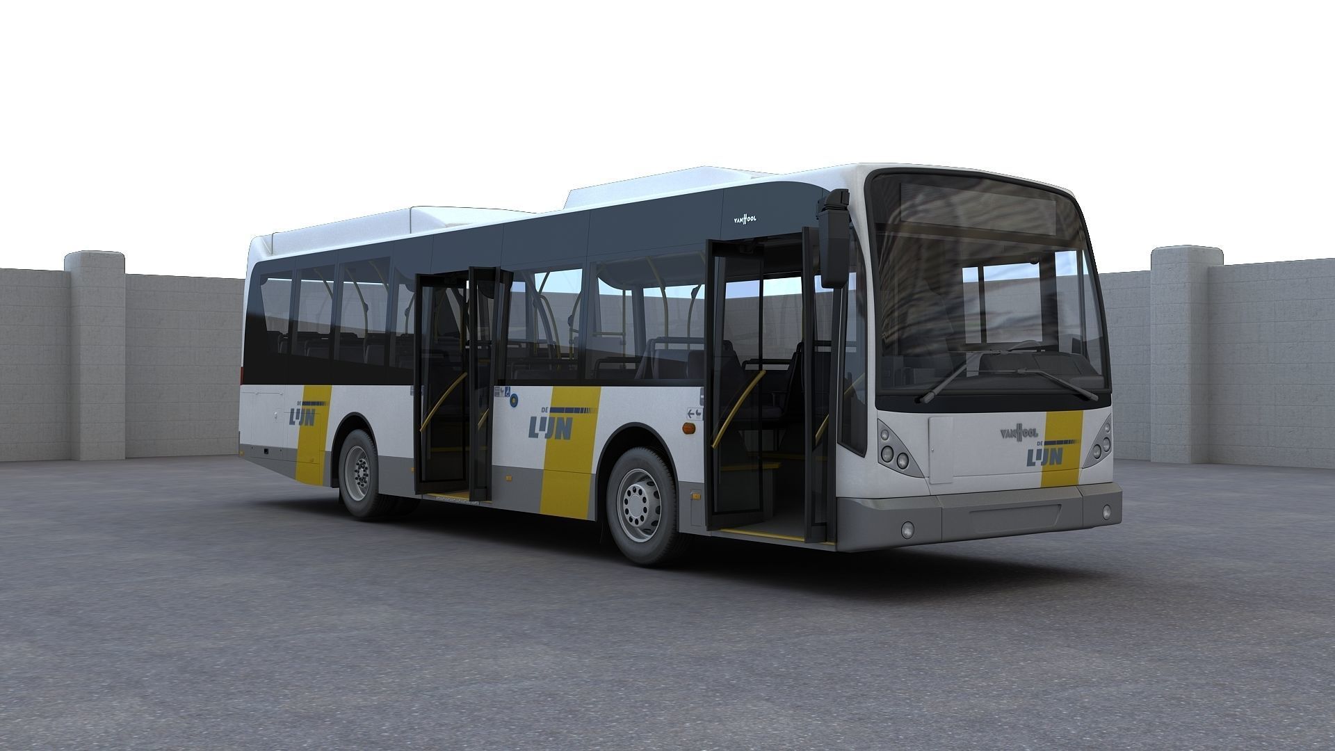Van Hool A360 3D model_8