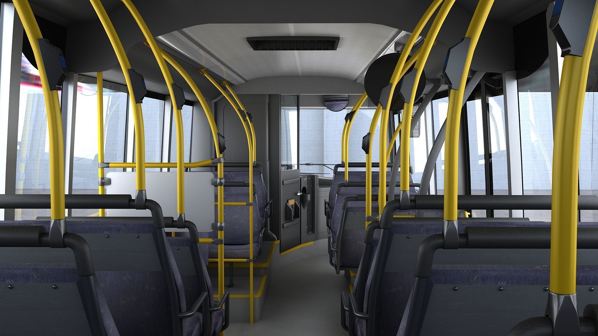 Van Hool A360 3D model_10