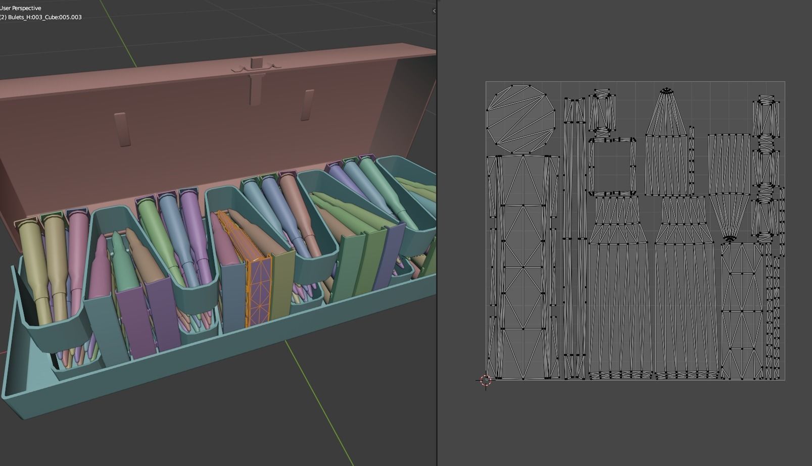 Type 11 Japanese light machine gun Low-poly 3D model_6