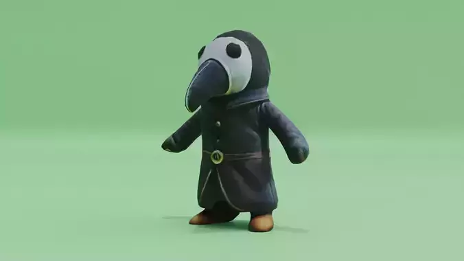 Plague Doctor Plush Toy