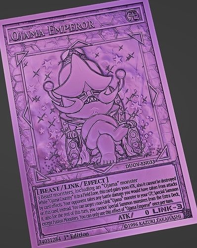 OJAMA EMPEROR - YU-GI-OH Free 3D print model