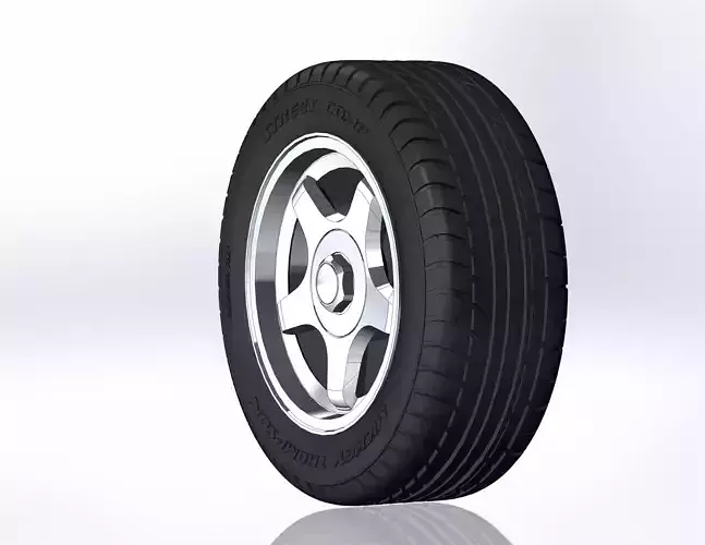 Wheels for scale model of Impala SS 1995