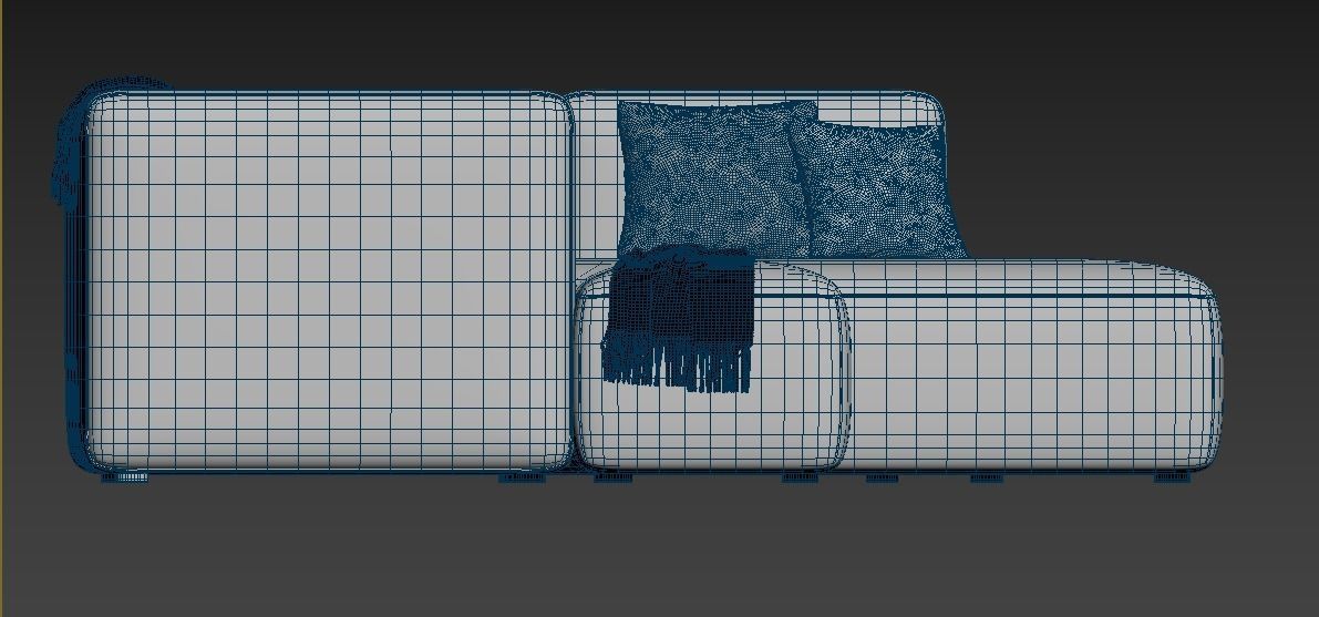 BASECAMP FAMILY left Modular Sofa by makenordic 3D model_7