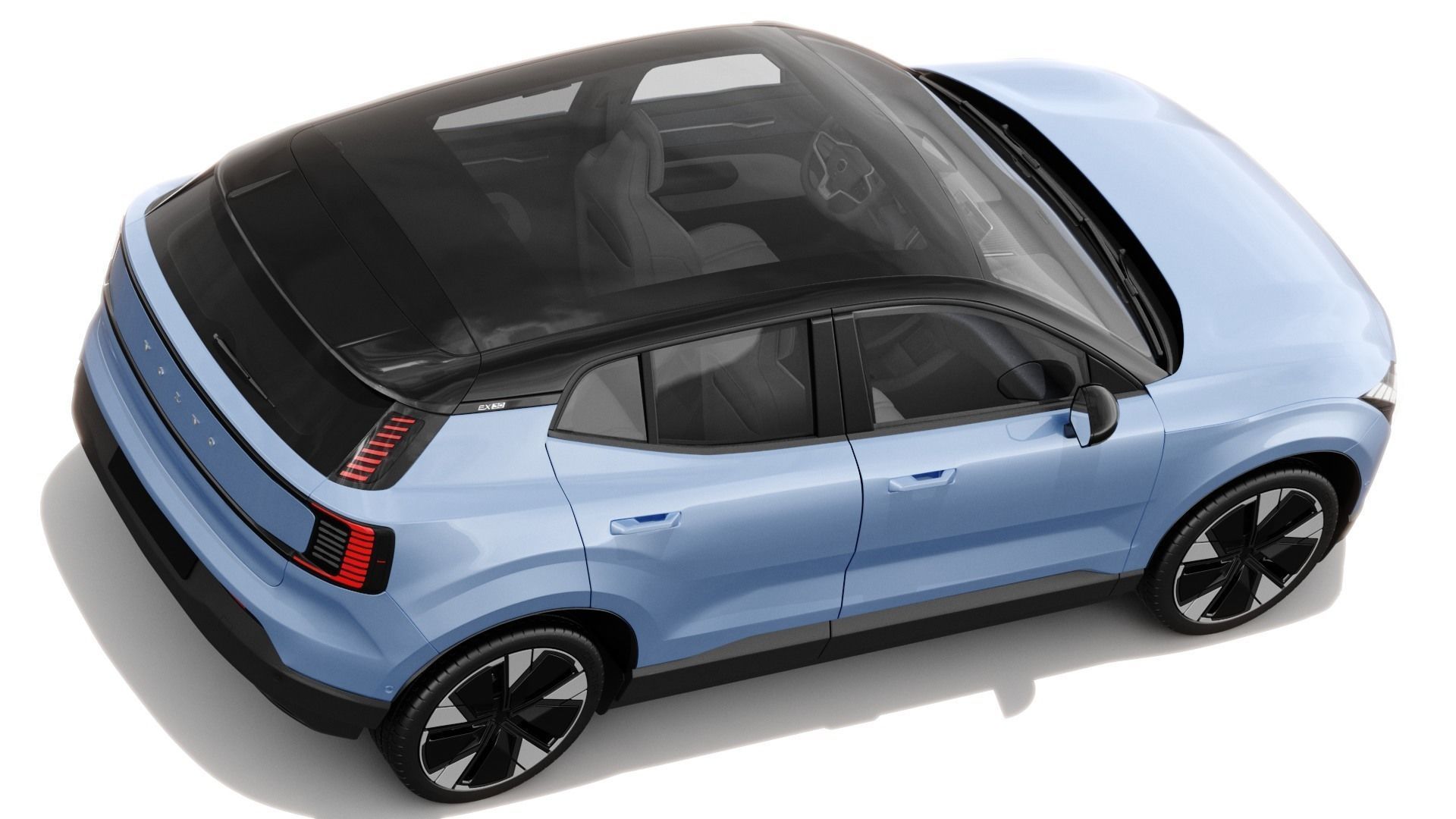 Volvo EX30 2025 with interior 3D model_6