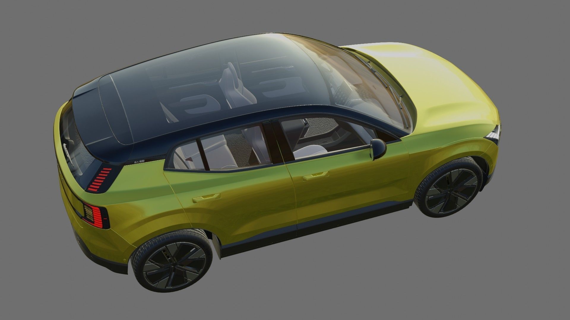 Volvo EX30 2025 with interior 3D model_23