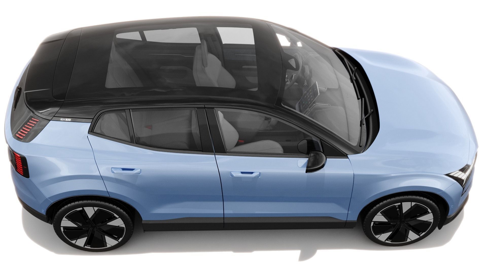 Volvo EX30 2025 with interior 3D model_7