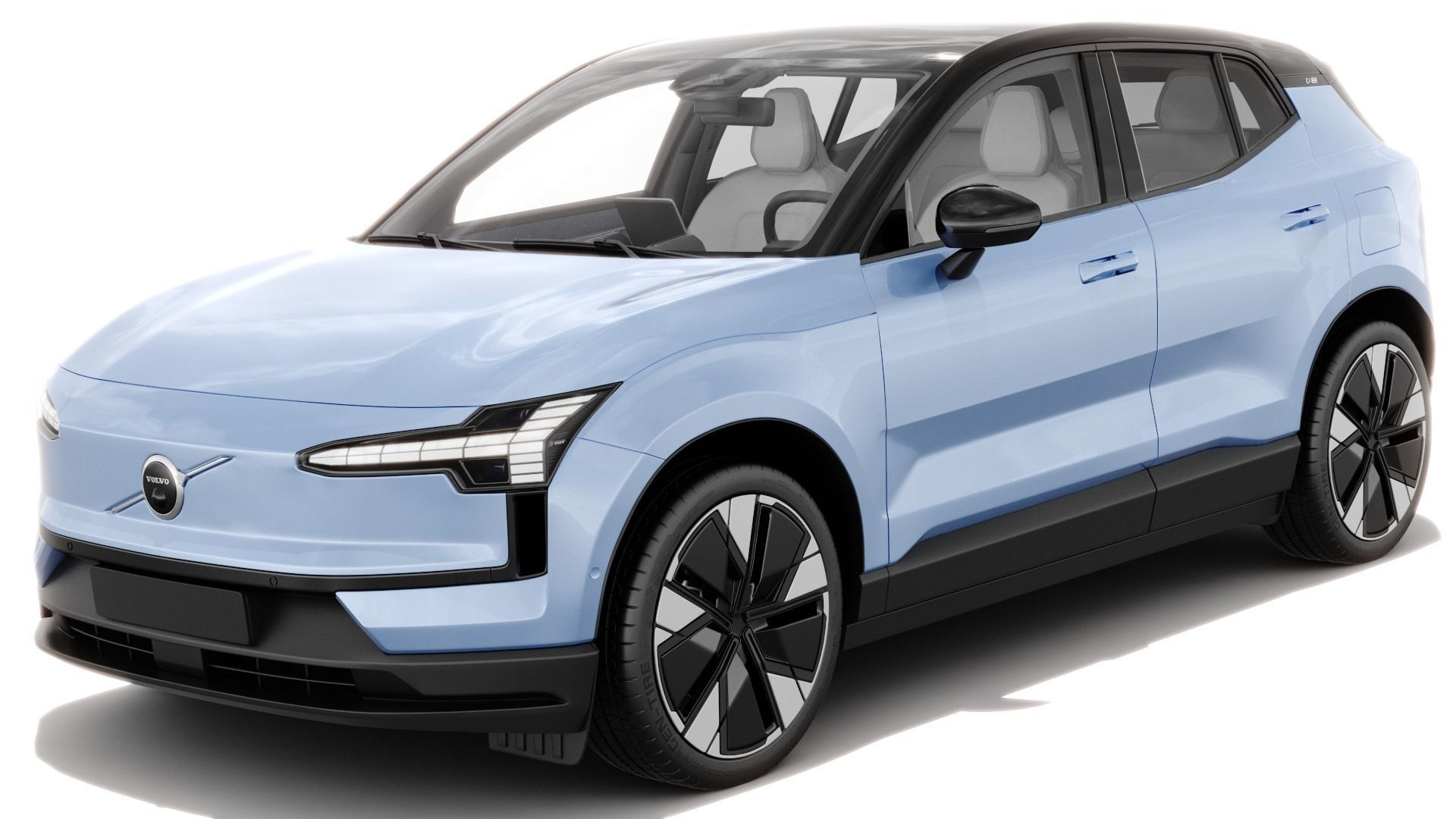 Volvo EX30 2025 with interior 3D model_1