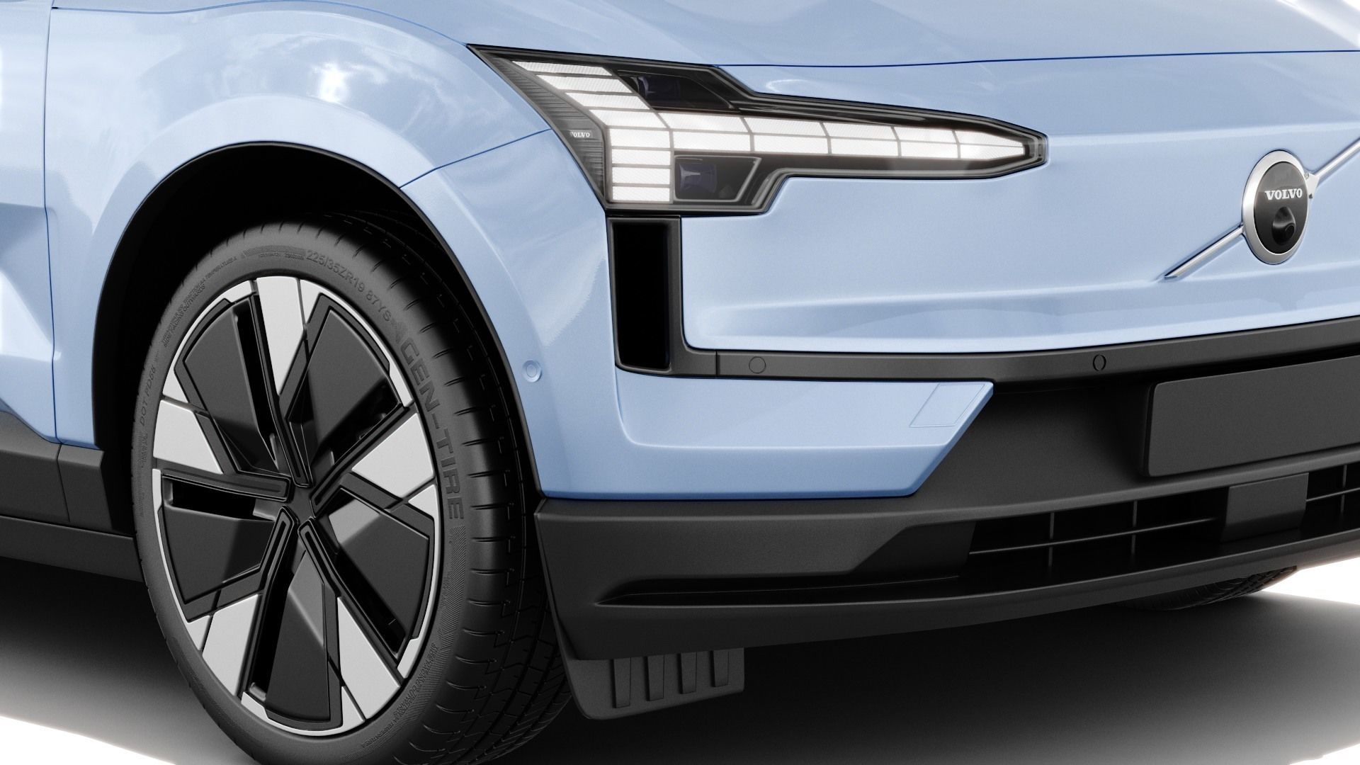 Volvo EX30 2025 with interior 3D model_10