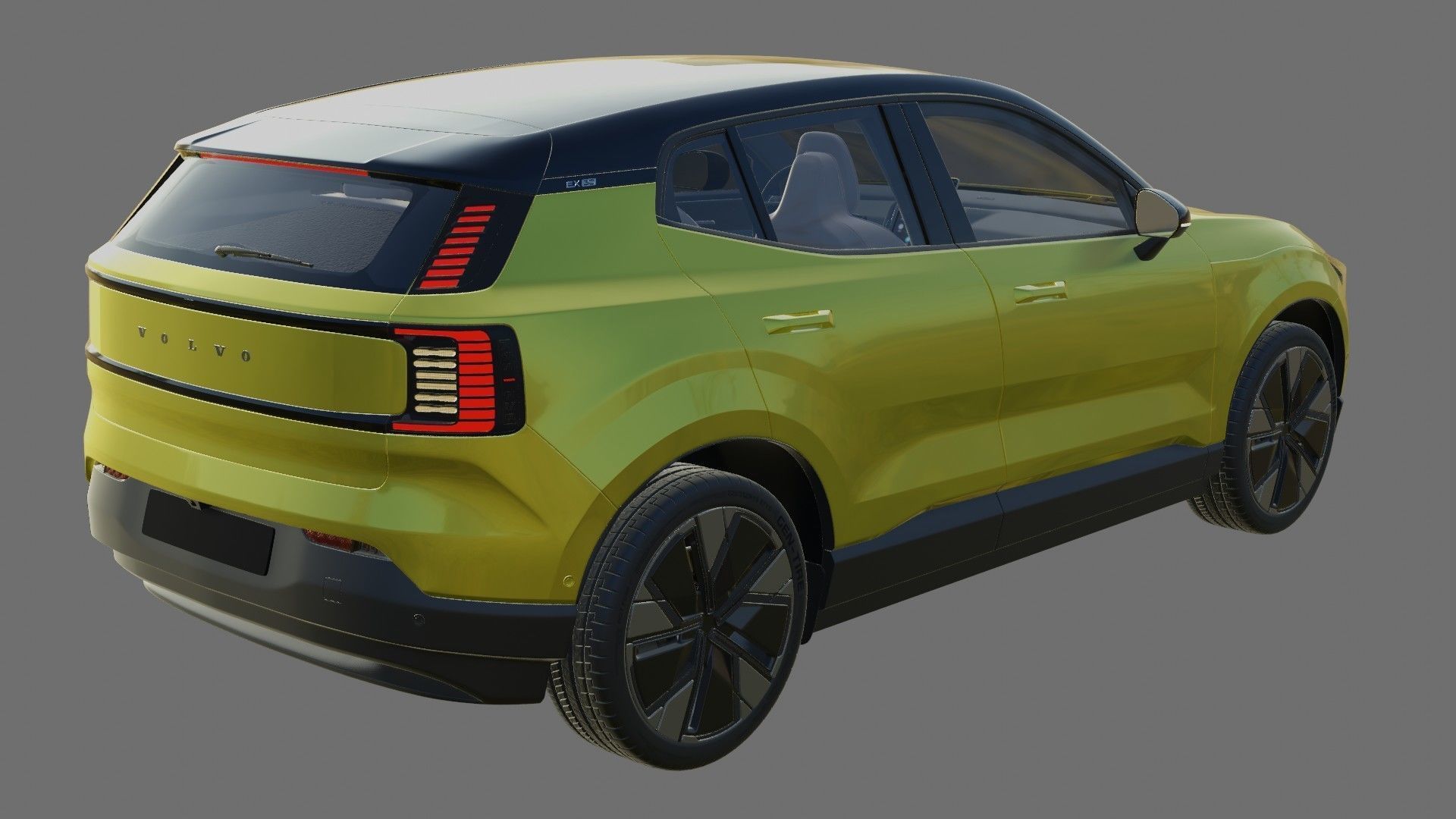 Volvo EX30 2025 with interior 3D model_21