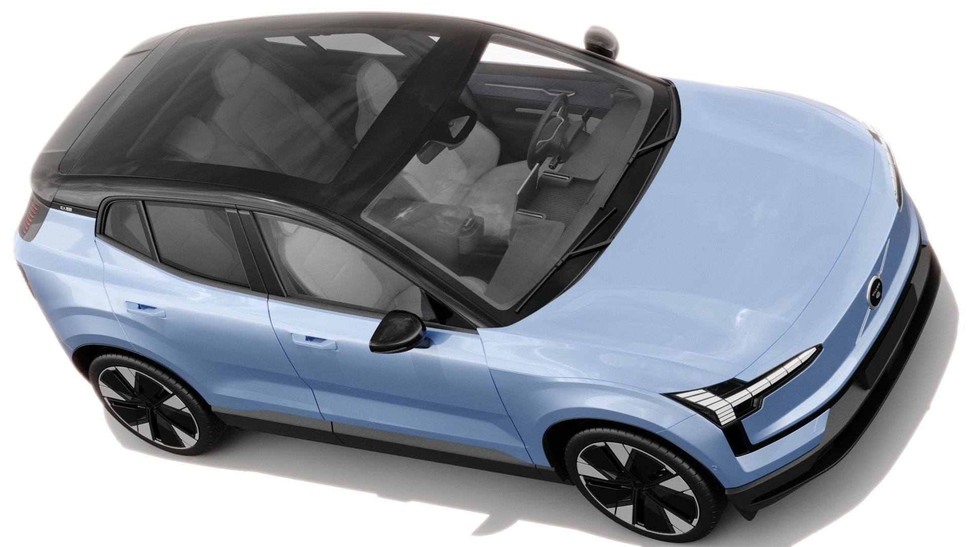 Volvo EX30 2025 with interior 3D model_8