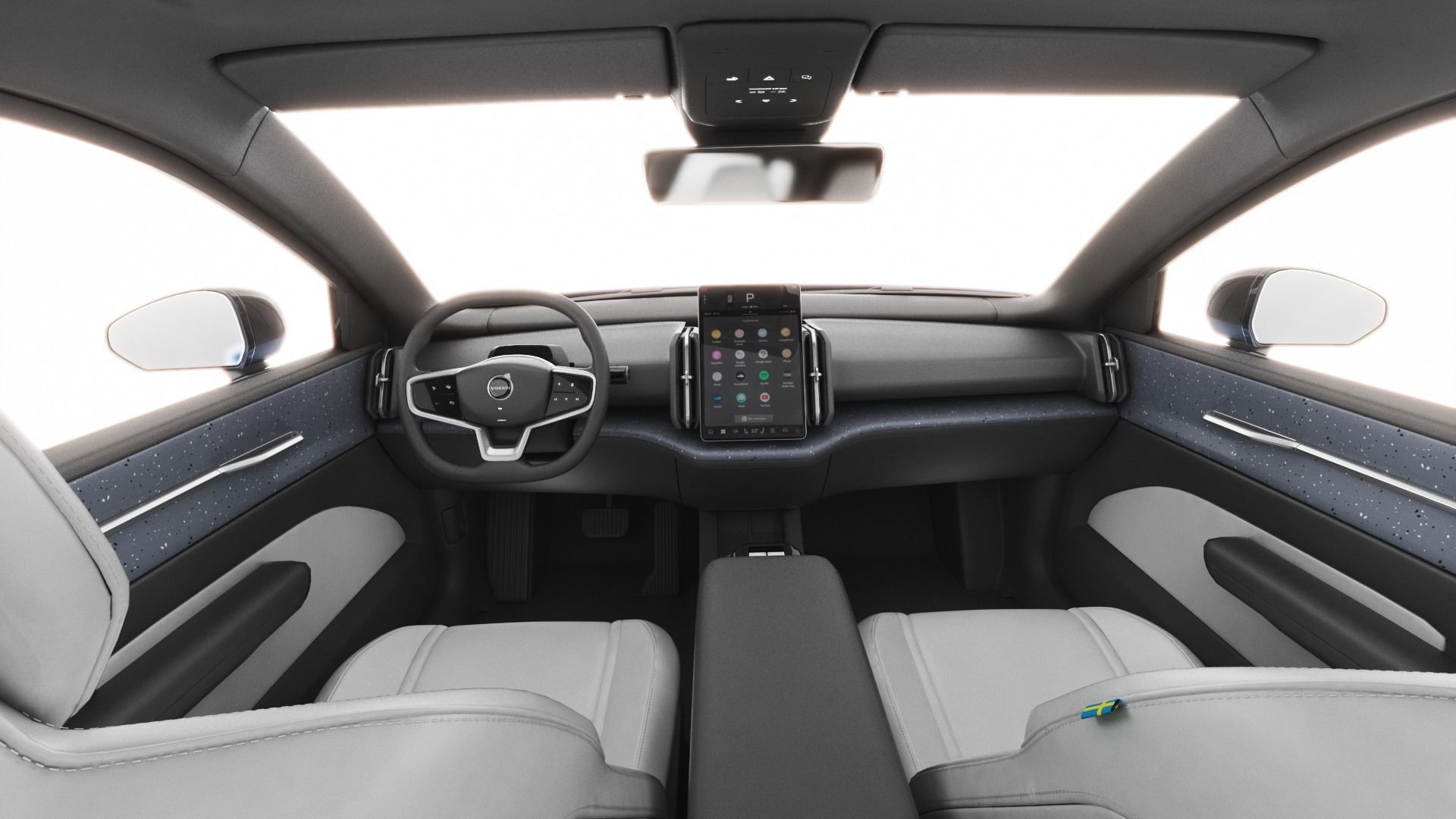 Volvo EX30 2025 with interior 3D model_16