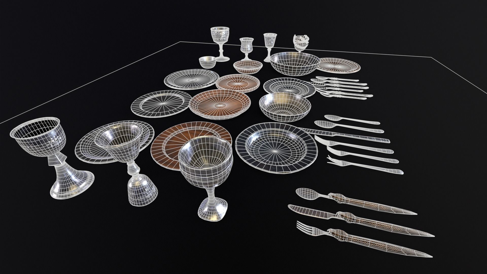 Medieval Kitchenware 3D Model Collection_25