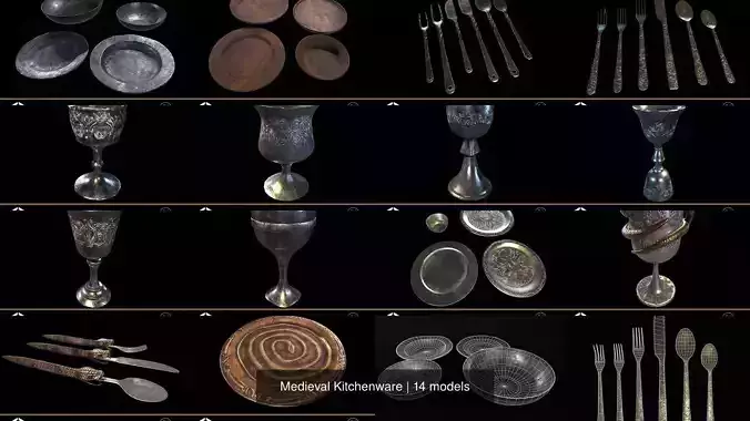Medieval Kitchenware