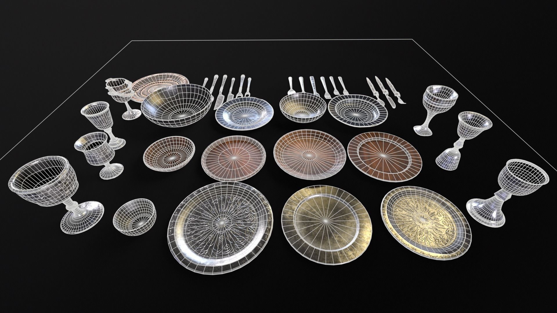 Medieval Kitchenware 3D Model Collection_28