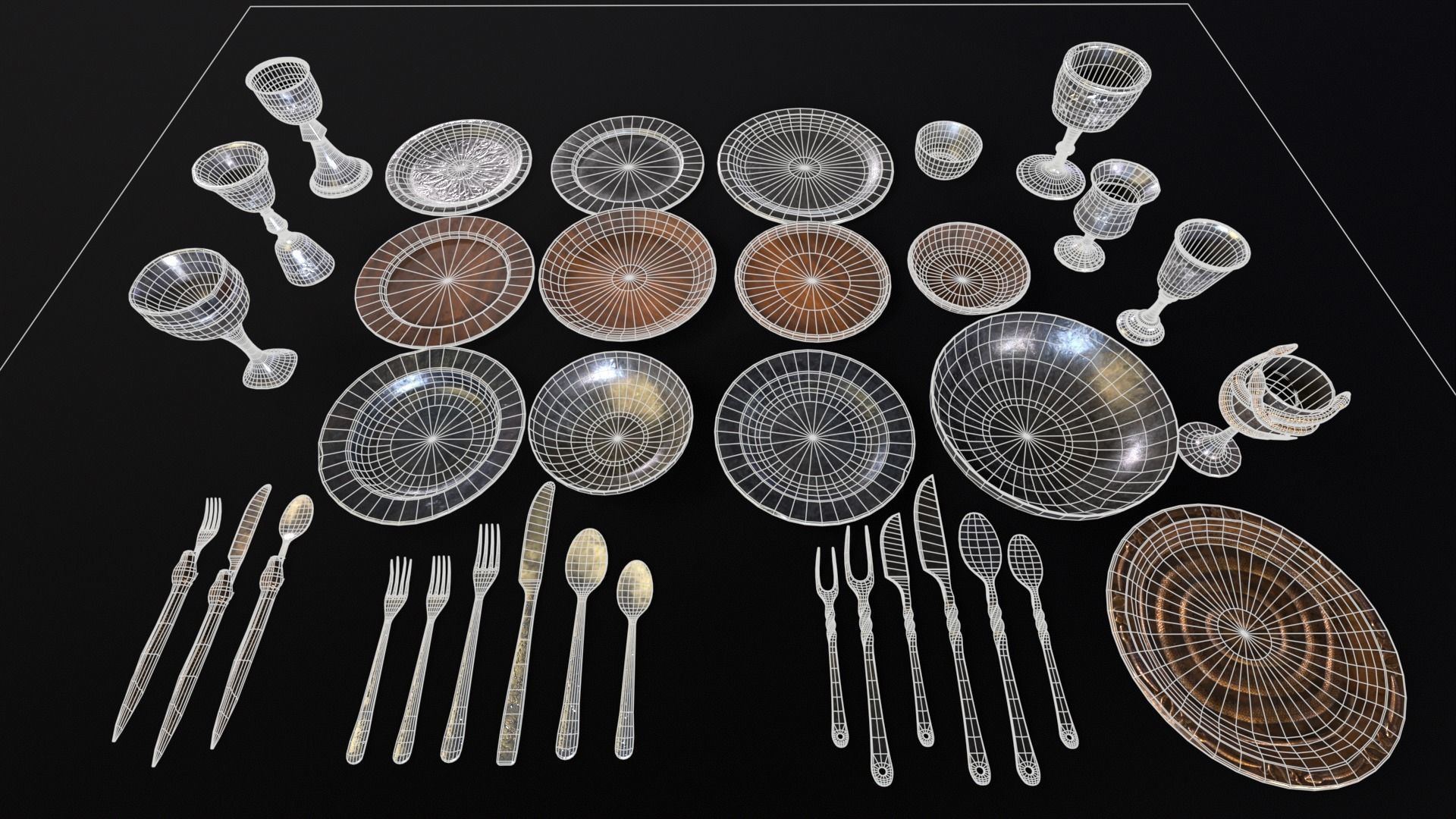 Medieval Kitchenware 3D Model Collection_22