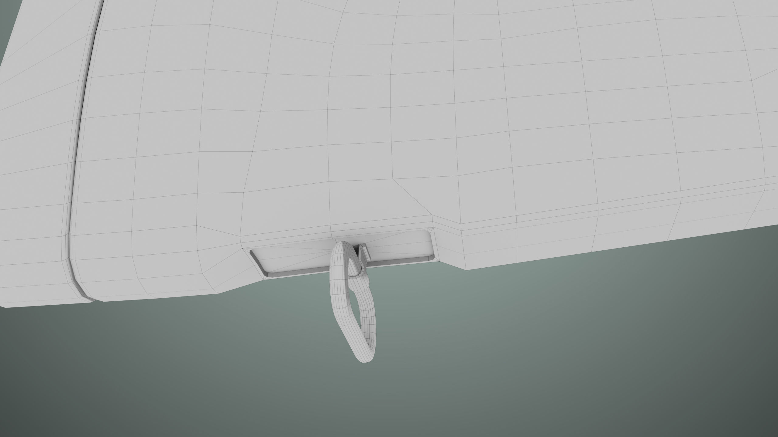 Grenade Launcher 02 Military Green Generic PBR Low-poly 3D model_34