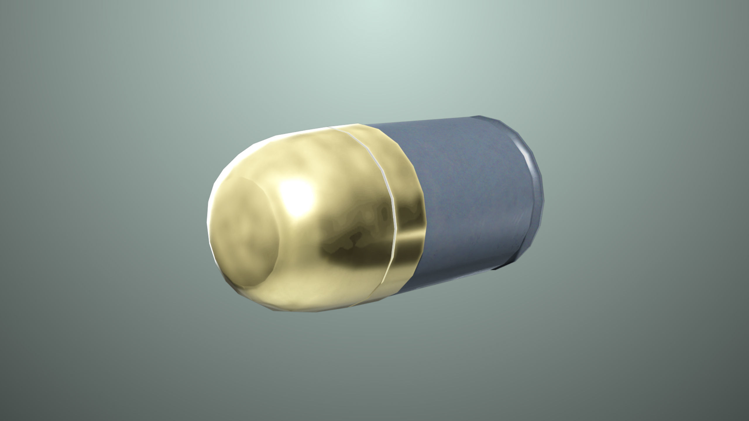 Grenade Launcher 02 Military Green Generic PBR Low-poly 3D model_19